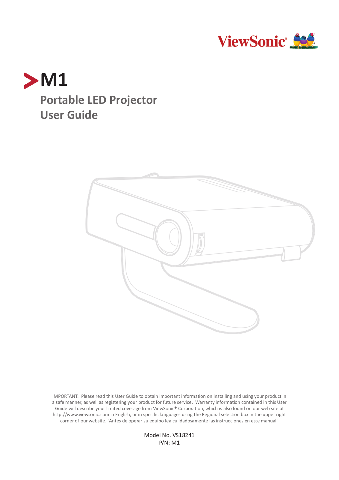 Viewsonic M1_V User Guide