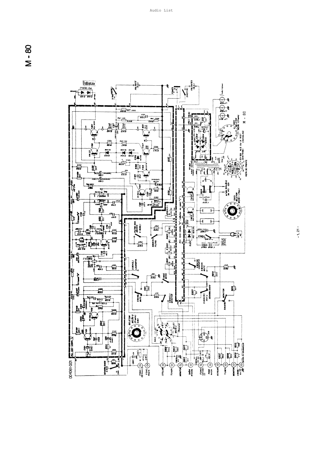 Gradiente M-80 Schematic