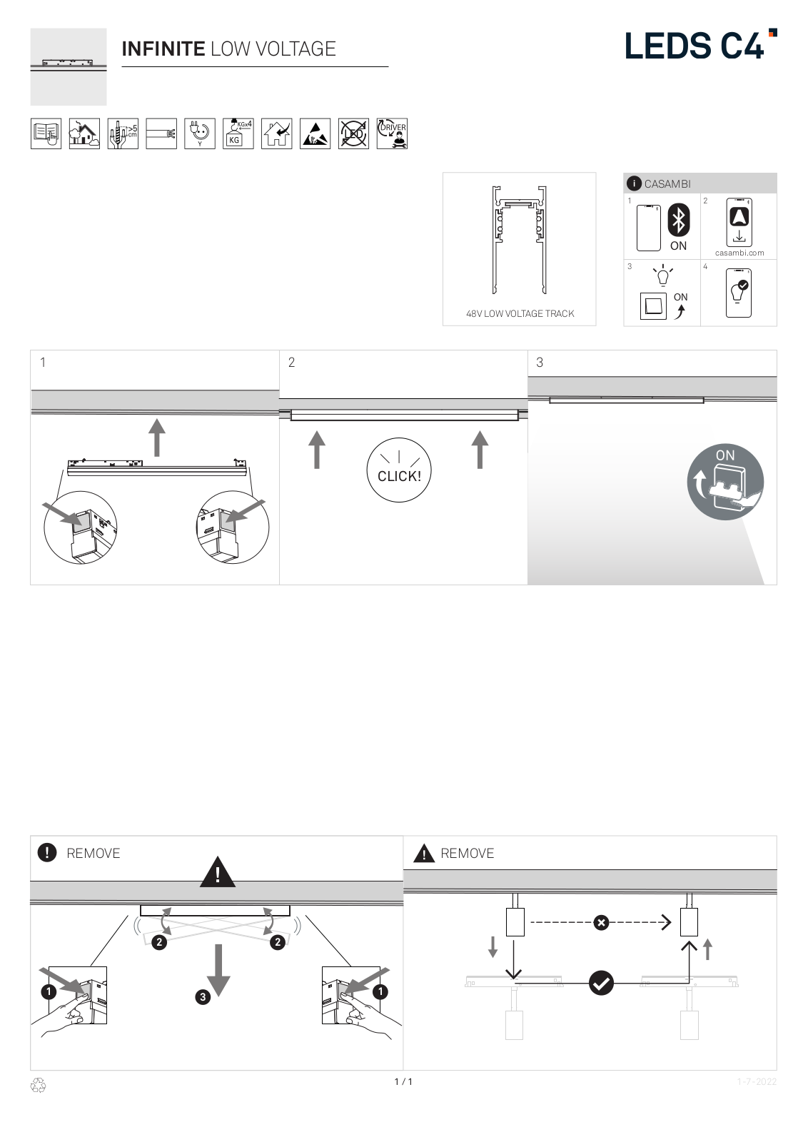 LEDS-C4 INFINITE LOW VOLTAGE User guide - ManualMachine.com