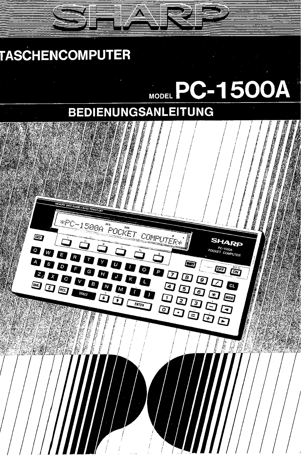 Sharp PC1500A User Manual