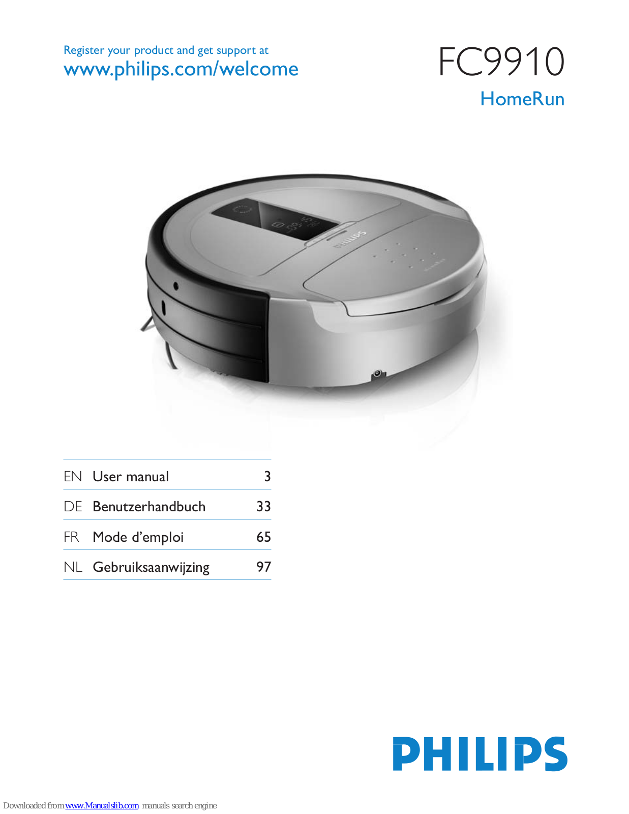 Philips HomeRun FC9910 User Manual