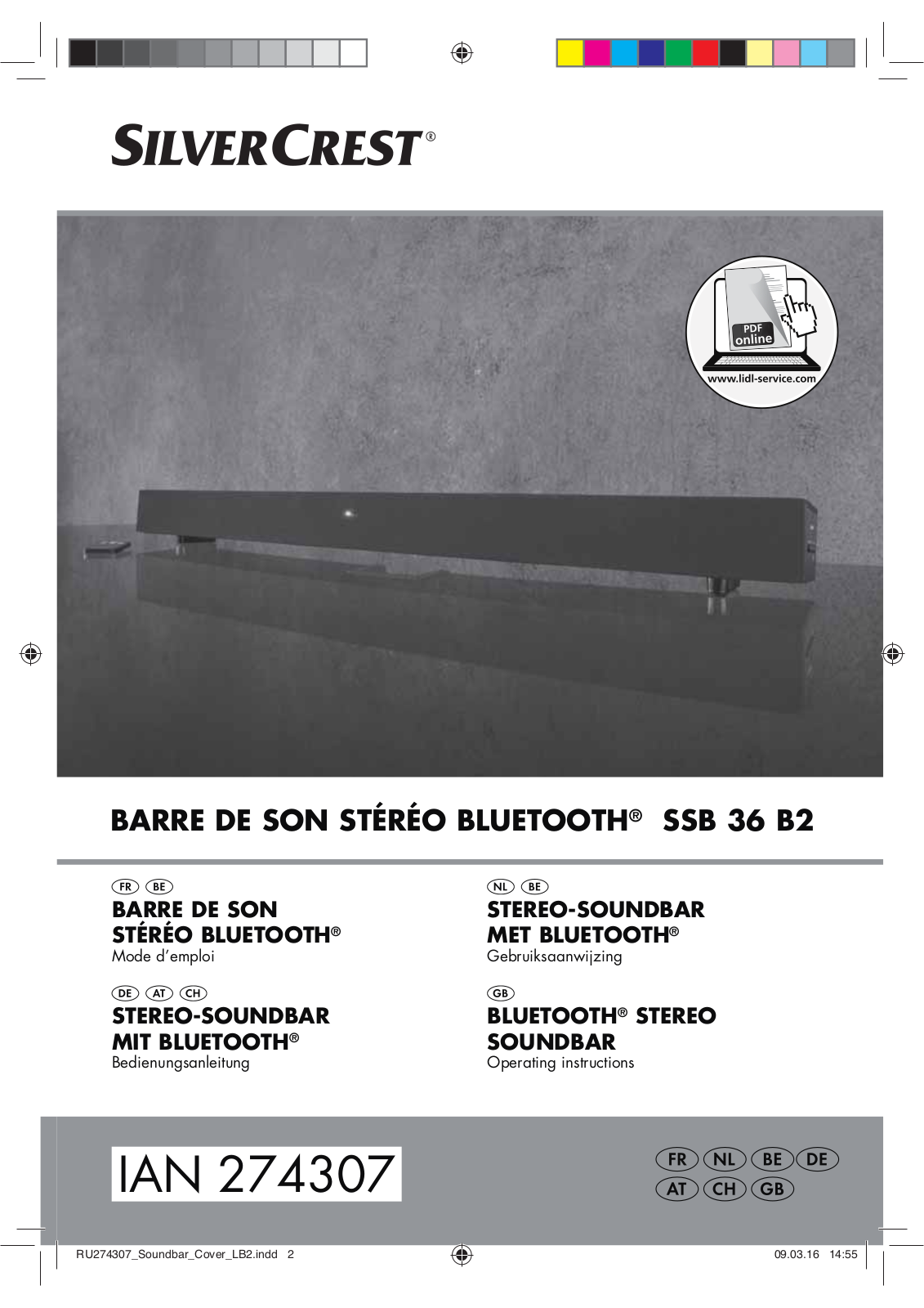 Silvercrest SSB 36 B2 User guide - ManualMachine.com