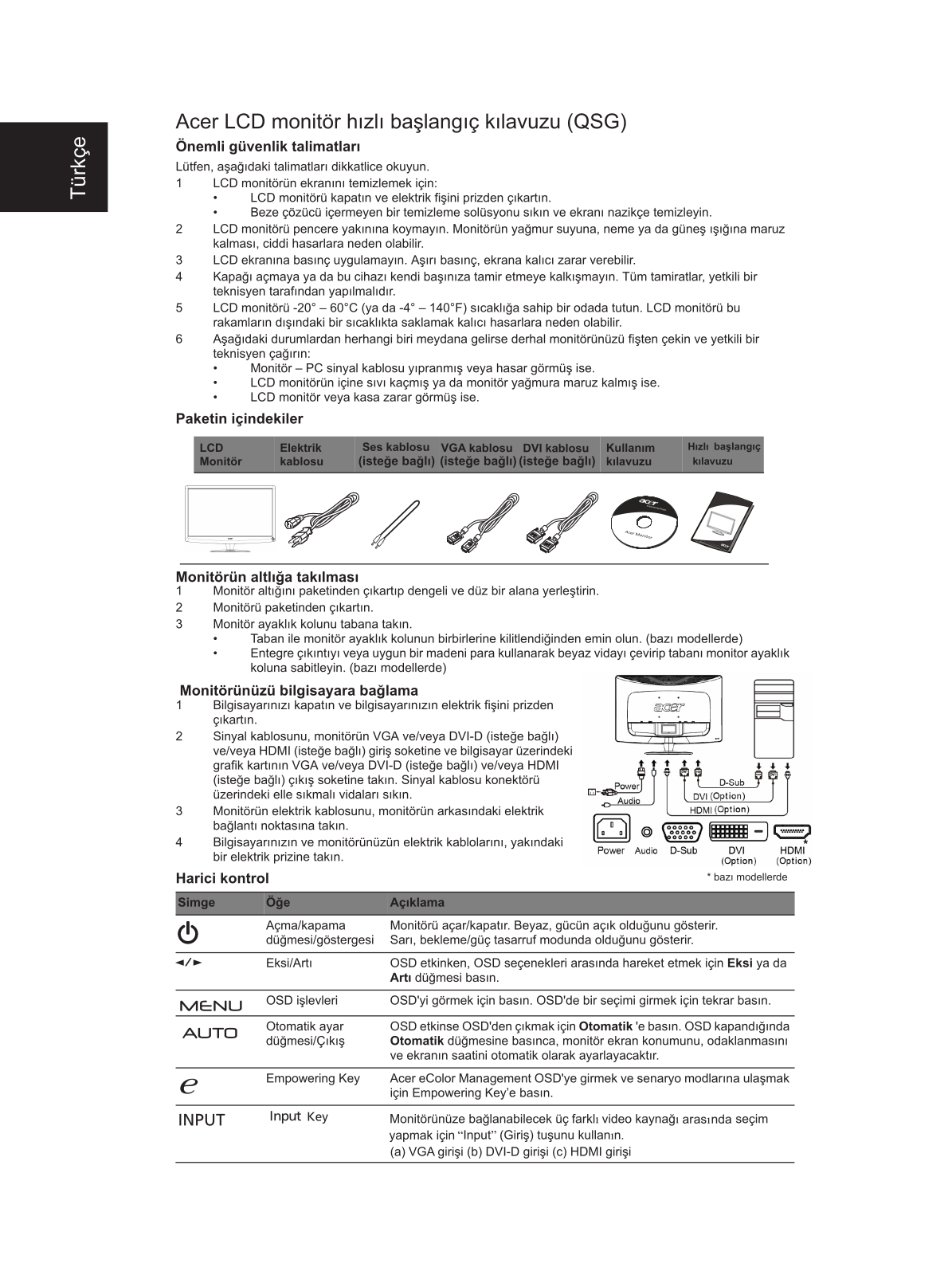 Acer H234H User Manual