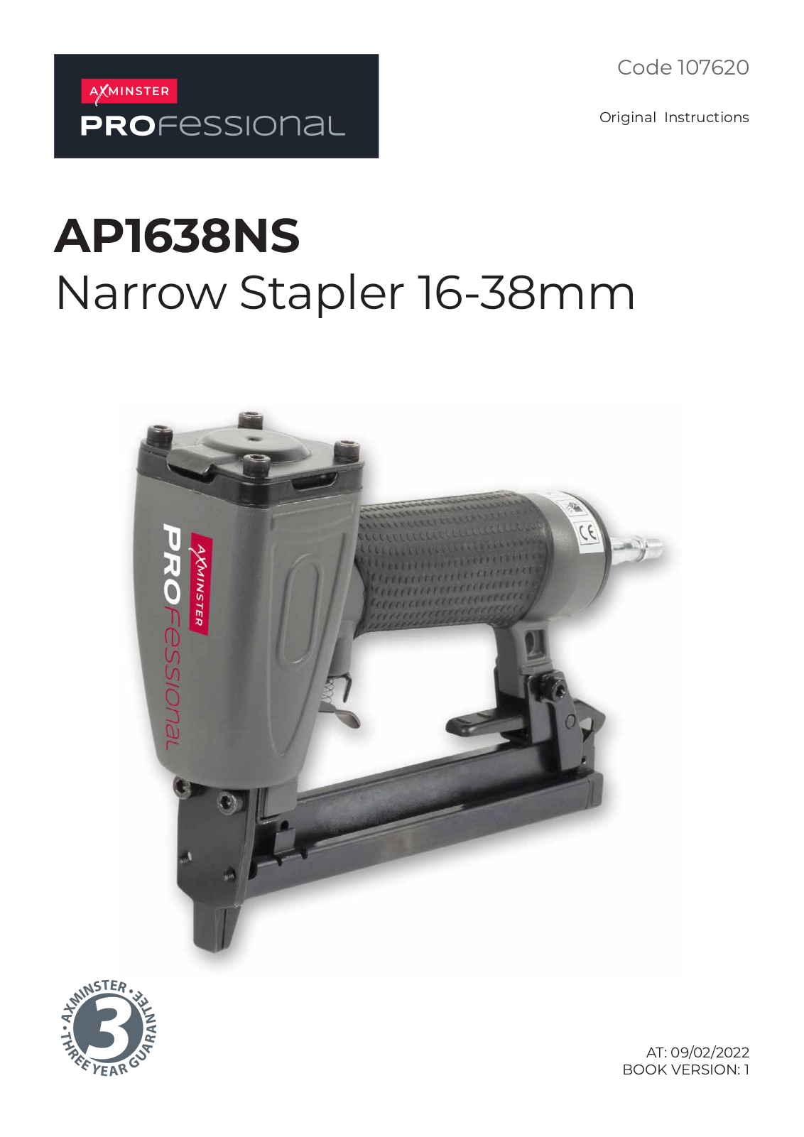 Axminster AP1638NS, 106169 User guide - ManualMachine.com