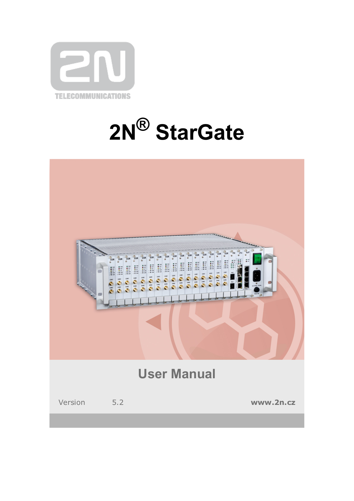 2N StarGate BlueTower User Manual v5.2