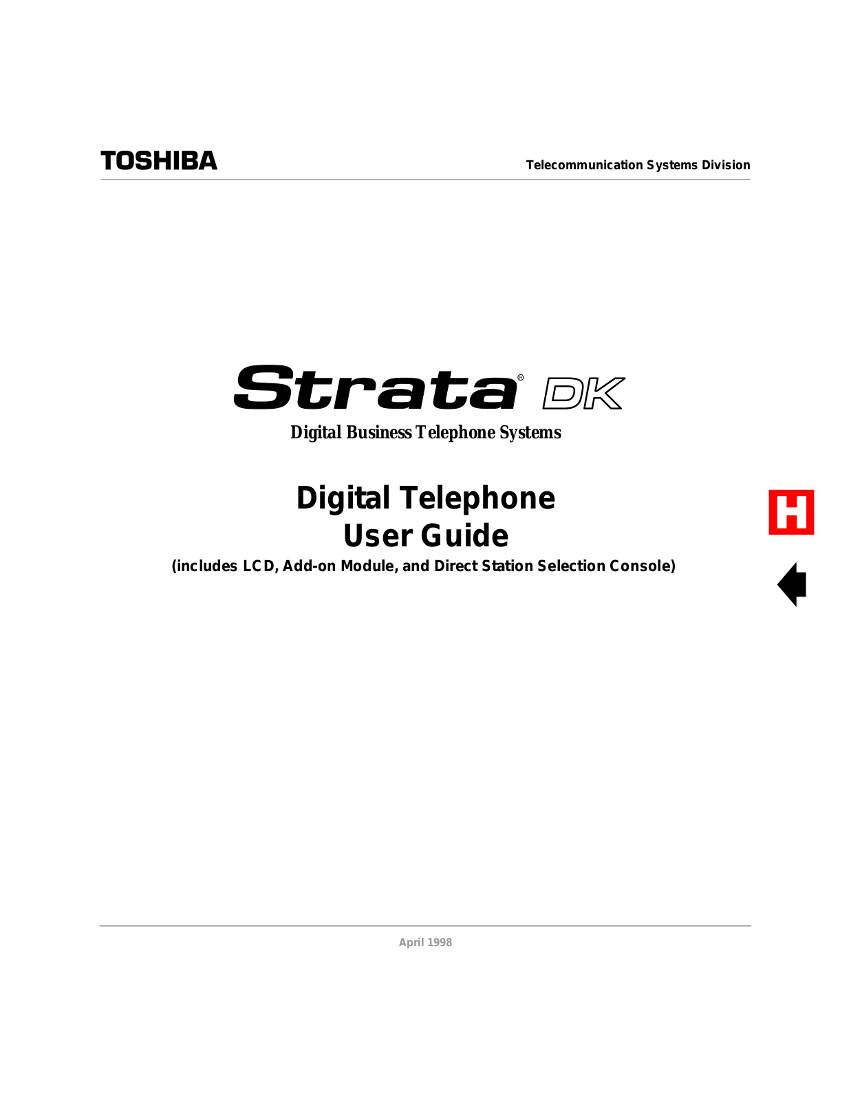 Toshiba Stratae DK User Guide - ManualMachine.com