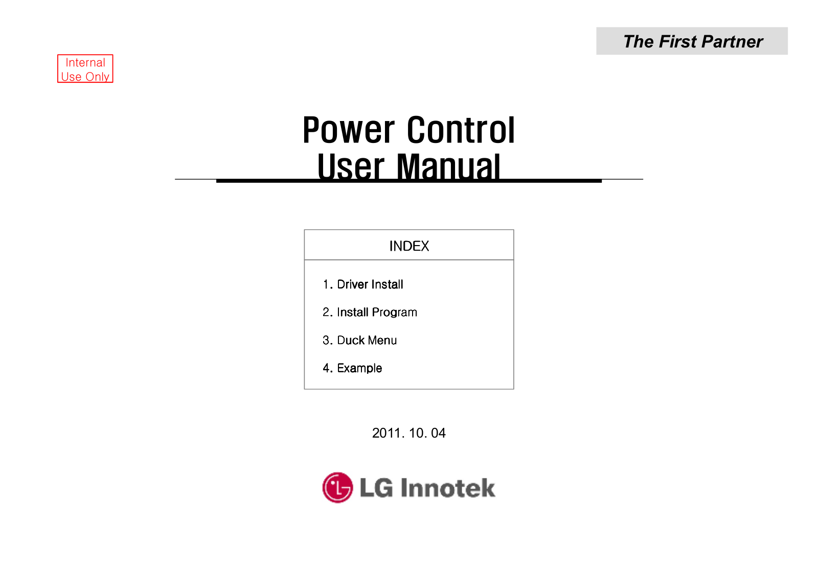 LG TWFMB003D Users manual