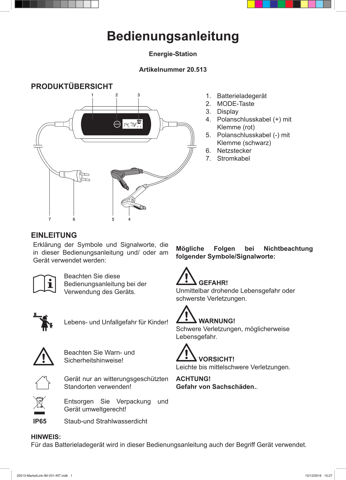 HP Autozubehör 20513 User guide