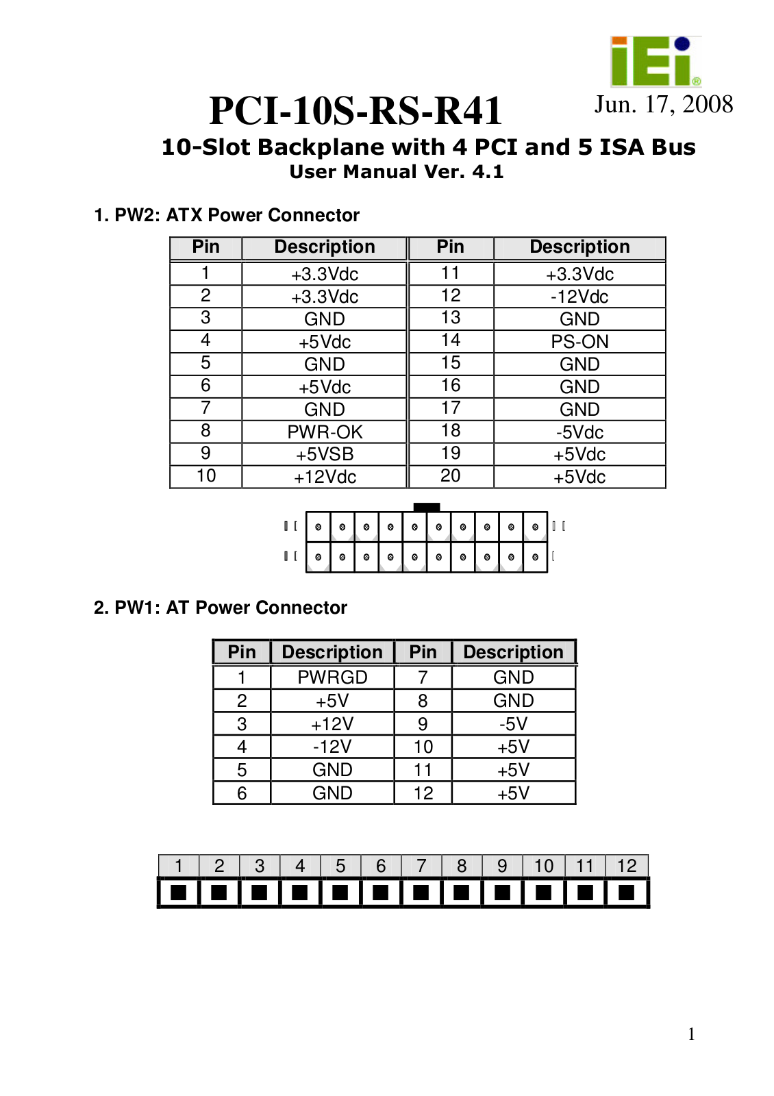 IEI Integration PCI-10S-RS User Manual