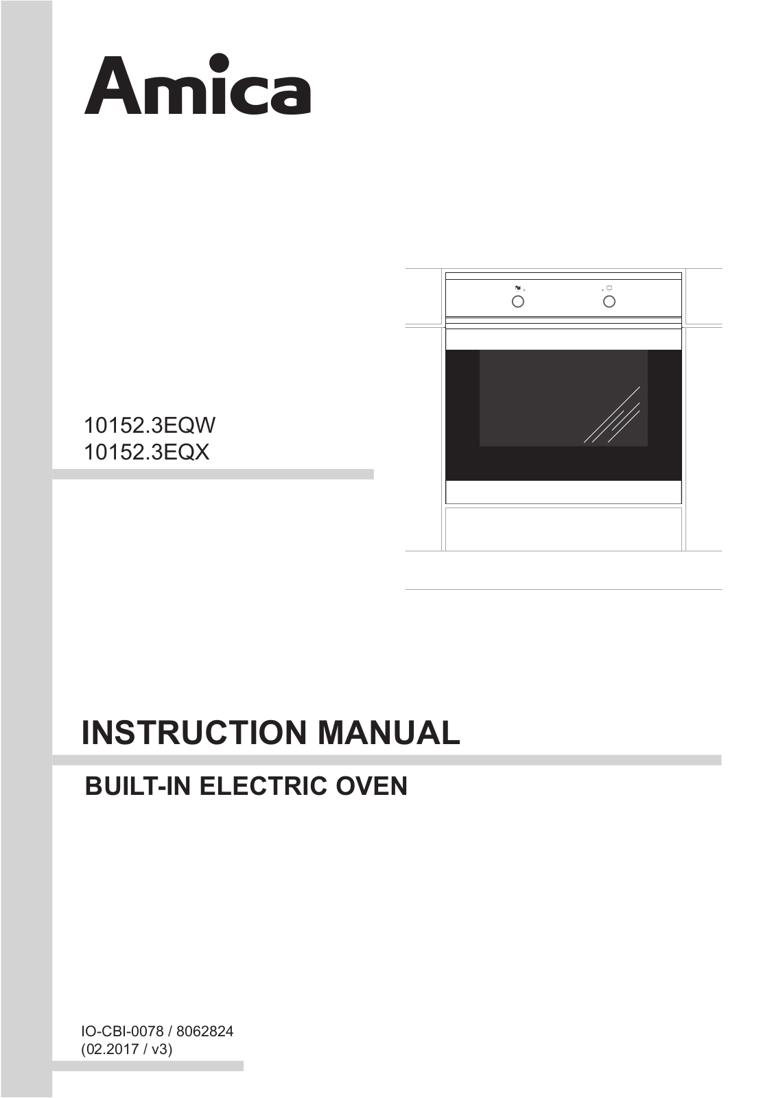 Amica 10152.3EQX, 10152.3EQW User Manual