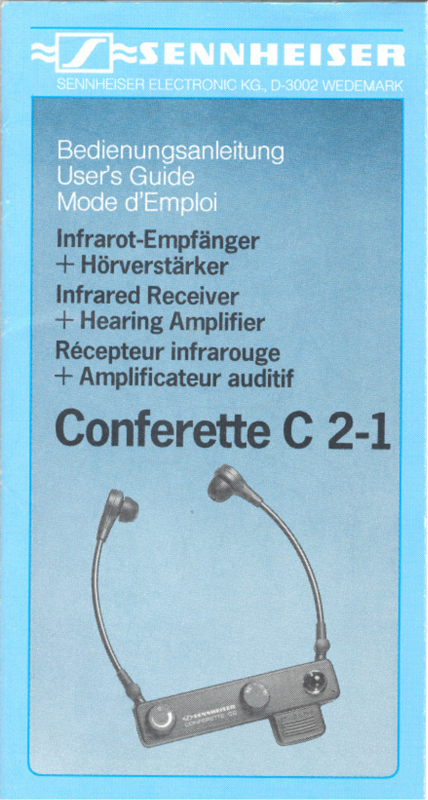Sennheiser C 2-1 User Manual - ManualMachine.com