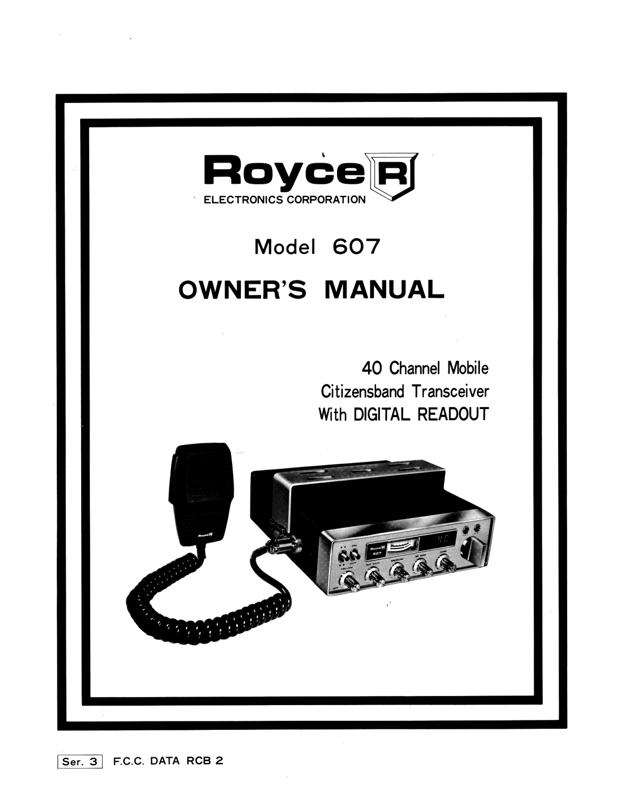 royce 607 Owners