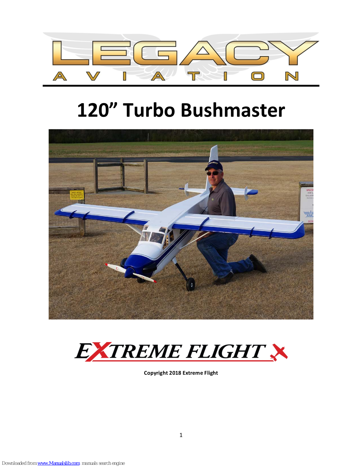 Extreme Flight Turbo Bushmaster User Manual