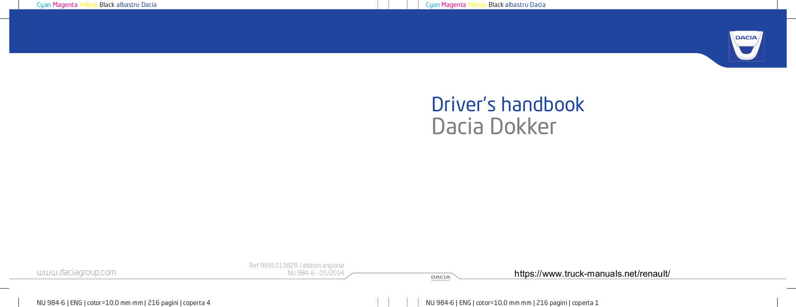 Renault Dokker Owner's Manual