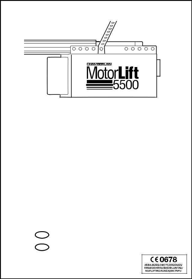 Chamberlain Motorlift 5500 User Manual