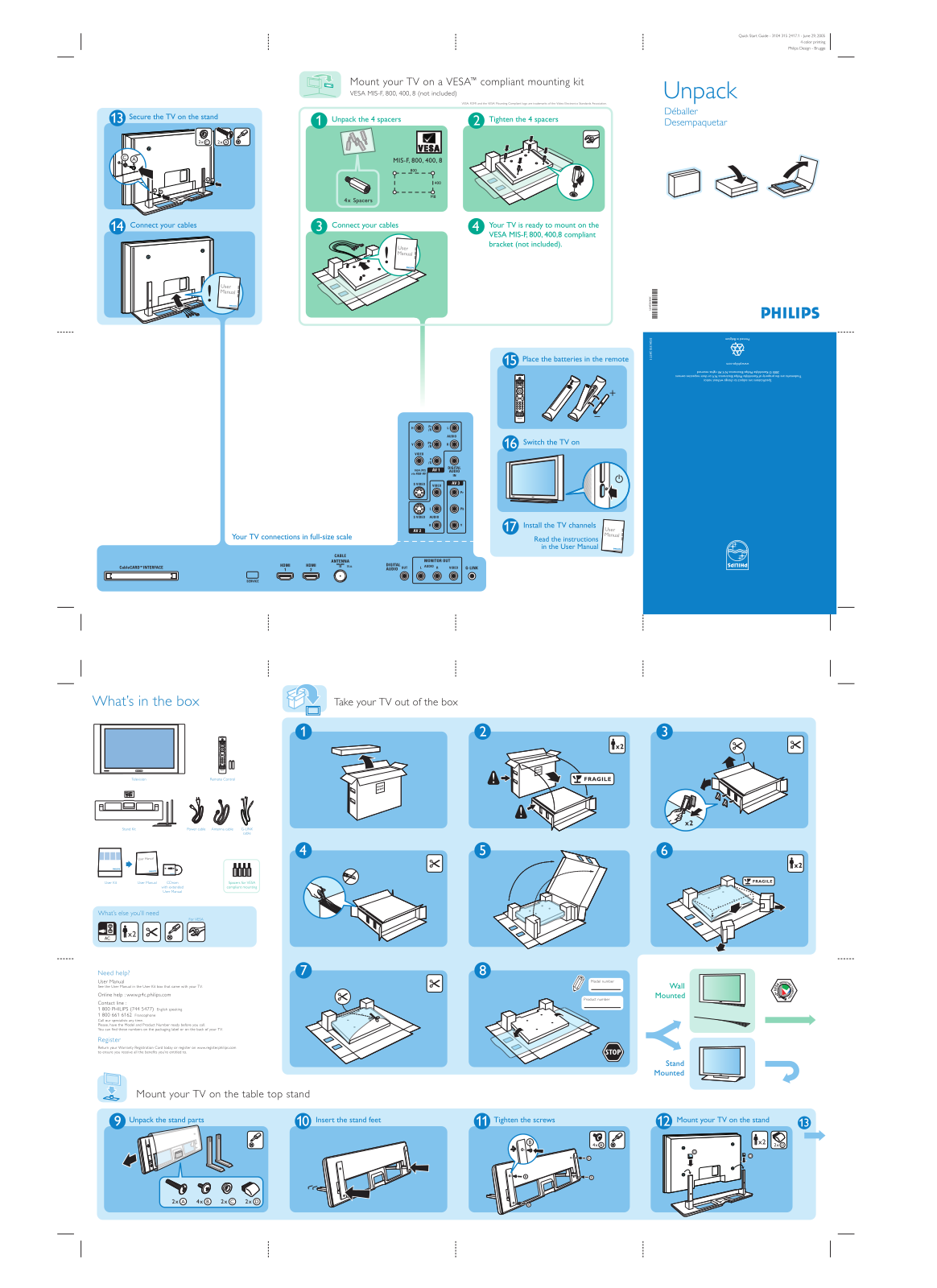 Philips 37PF7320A/37 Quick Start Guide