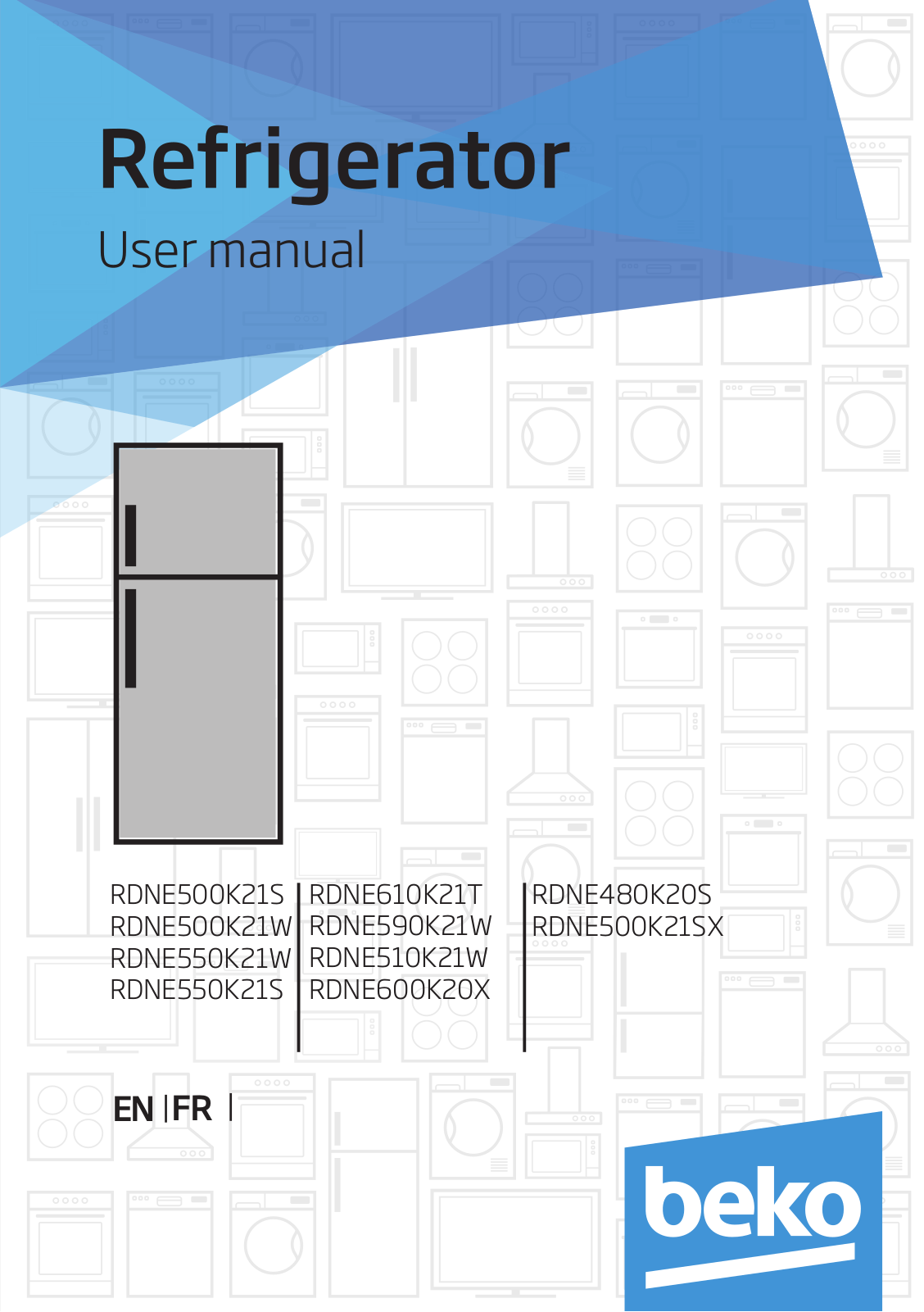 Beko RDNE600K20X, RDNE480K20S, RDNE500K21SX User manual