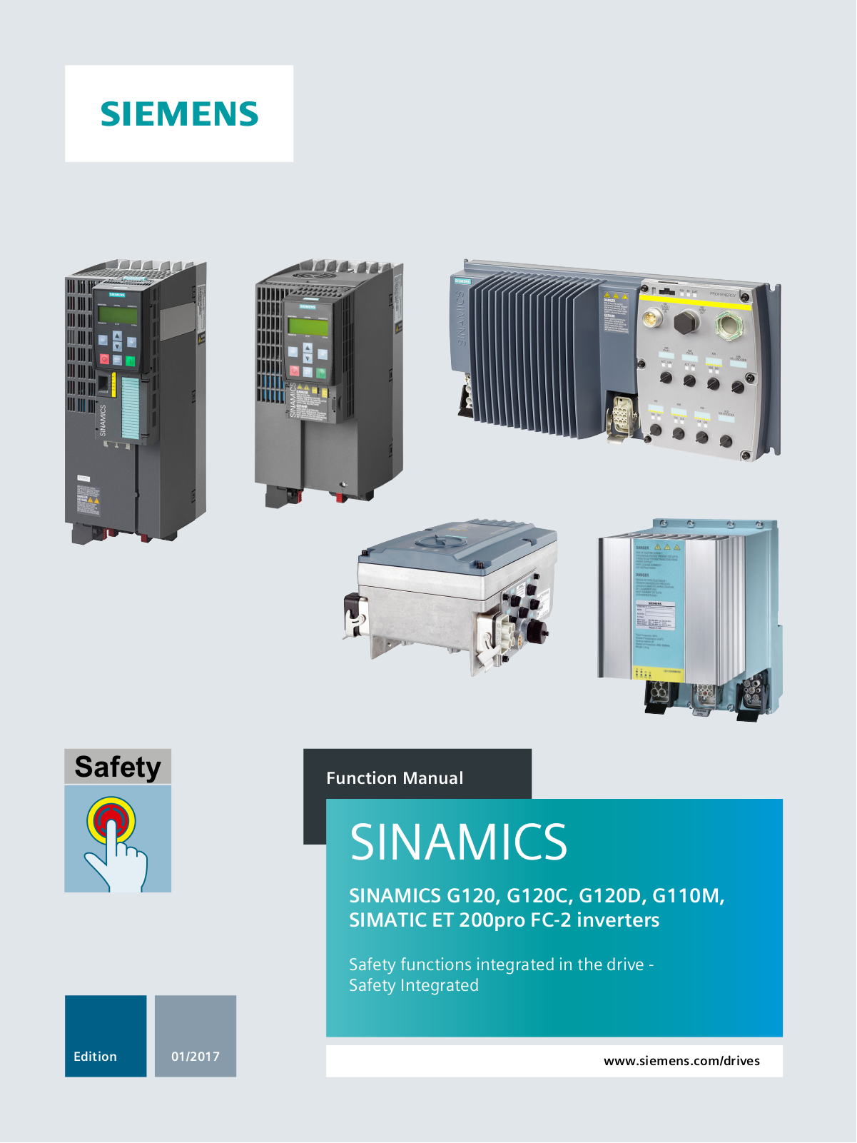 Siemens Sinamics G120, Sinamics G120C, Sinamics G120D, Sinamics G110M, Sinamics ET 200pro FC-2 Function Manual