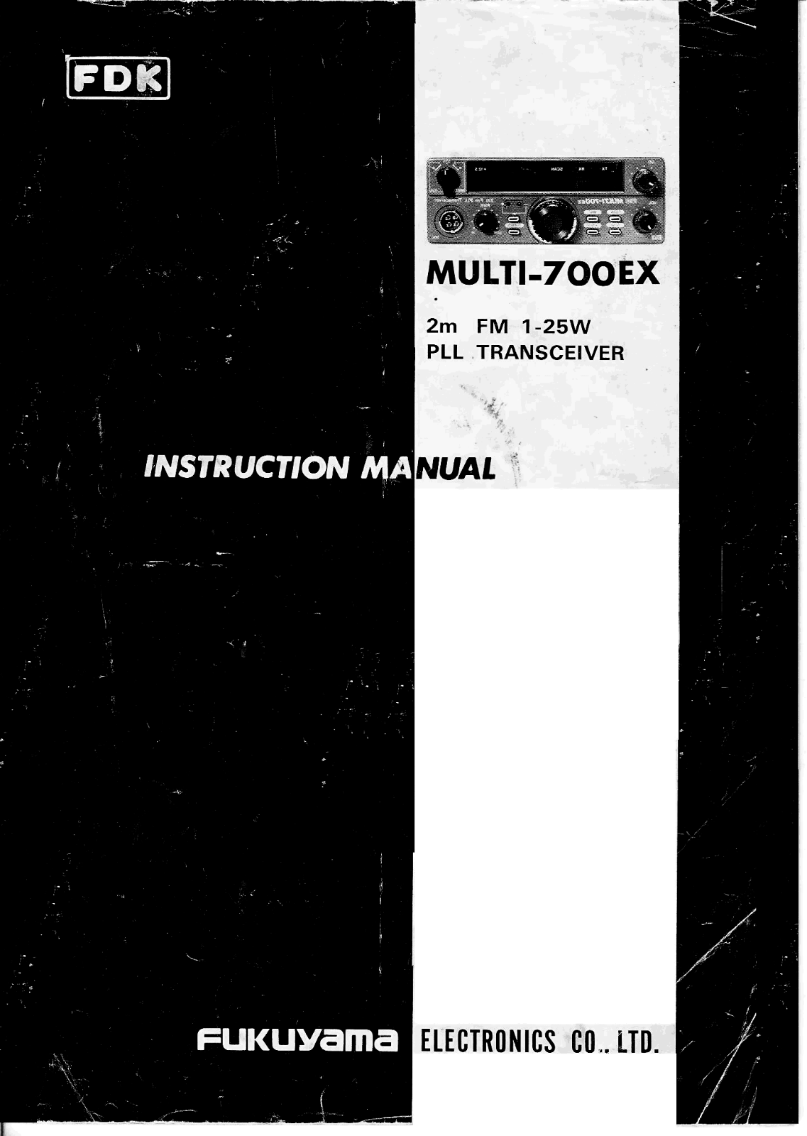 Fukuyama Electronics Multi 700EX Service Manual - ManualMachine.com