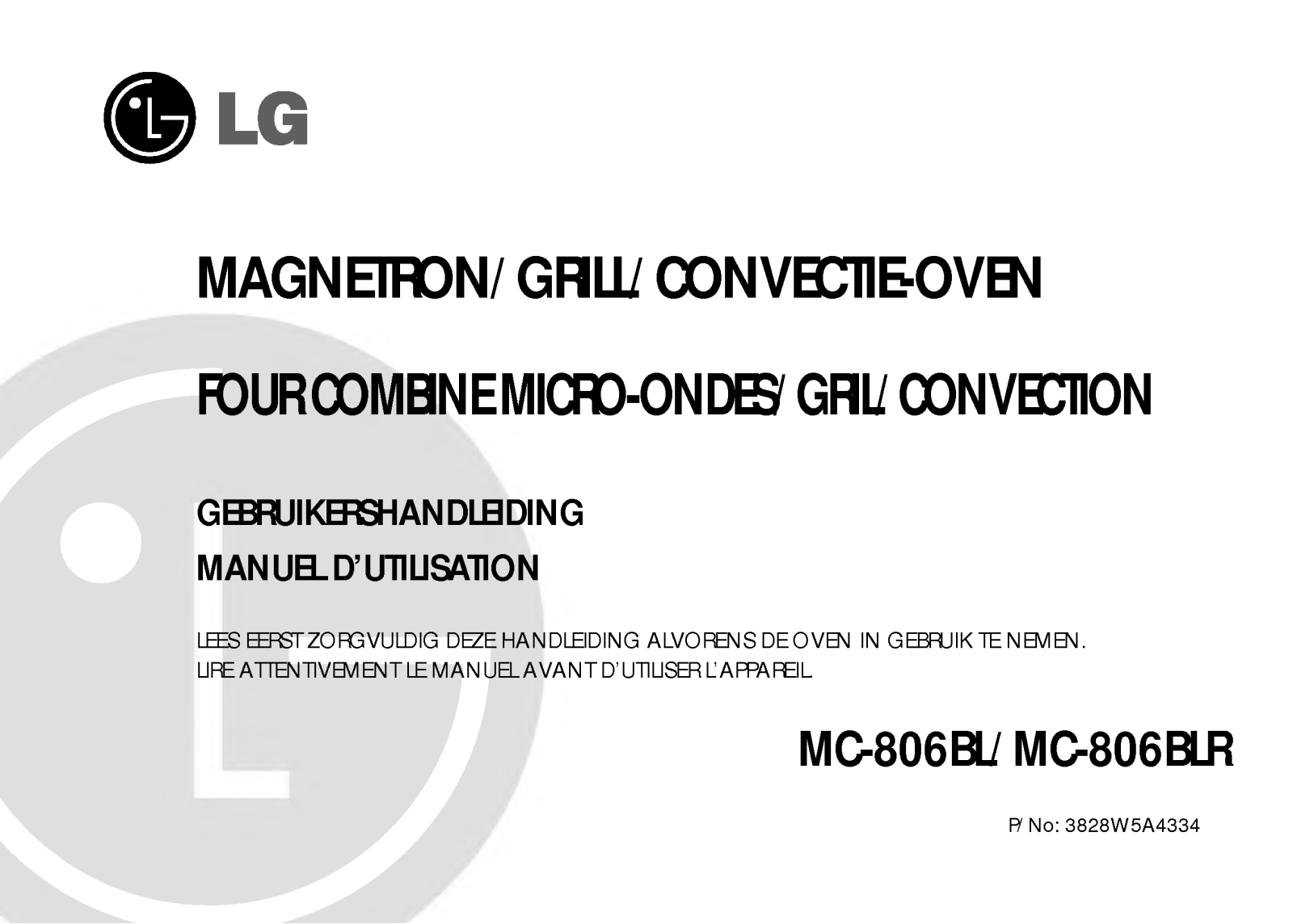 LG MC-806BLR User Manual