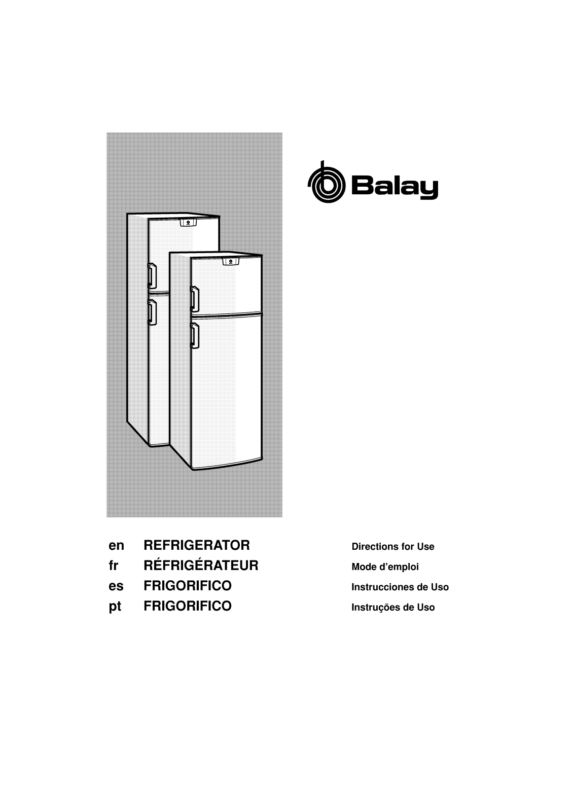 Balay 3FEB2710 User Manual