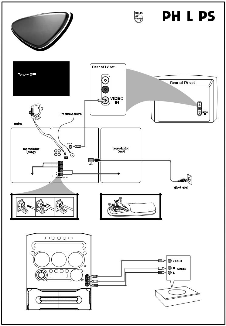 Philips FWM75 Getting Started Guide