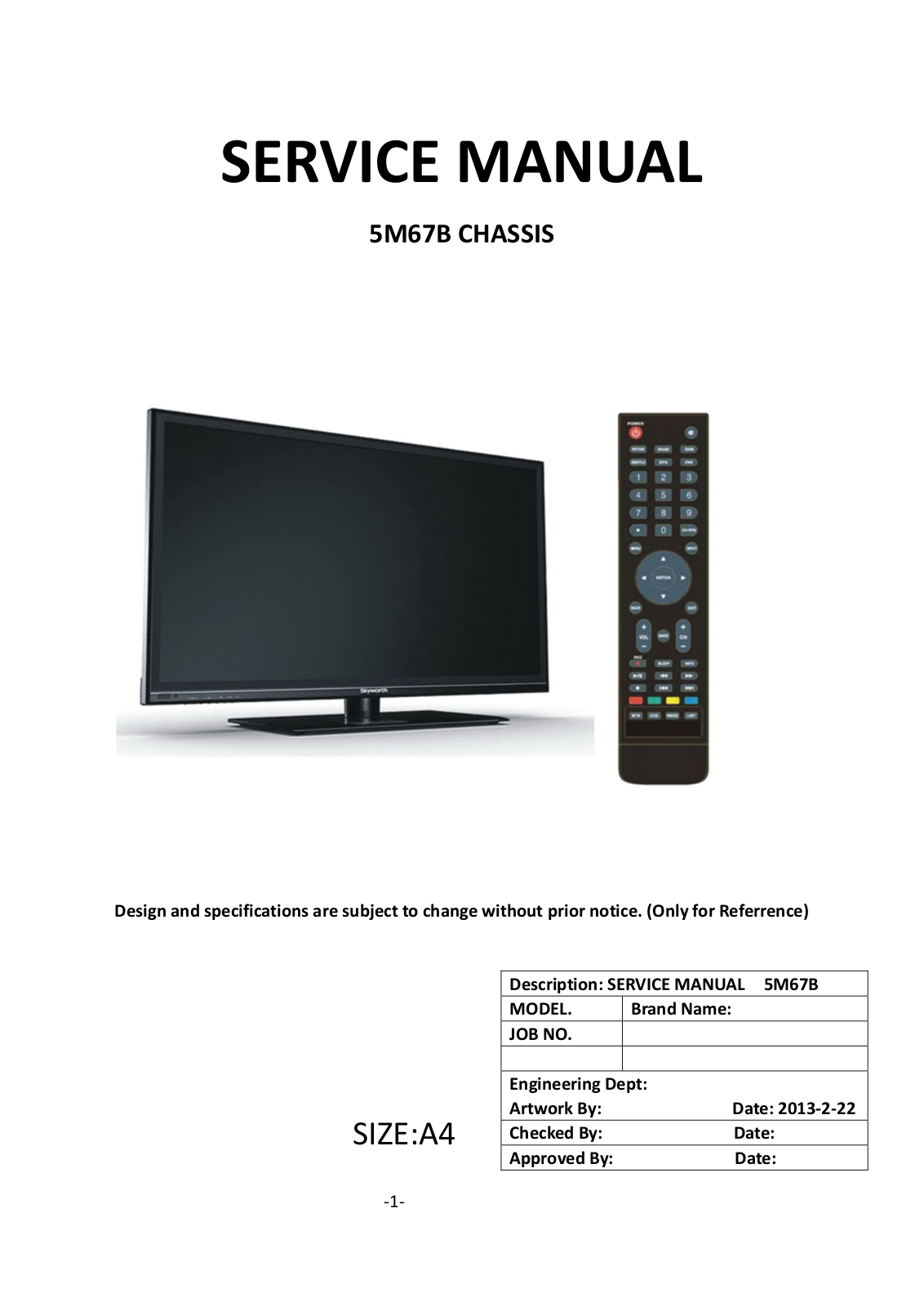 Hitachi CDH-LE32FD14 Schematic