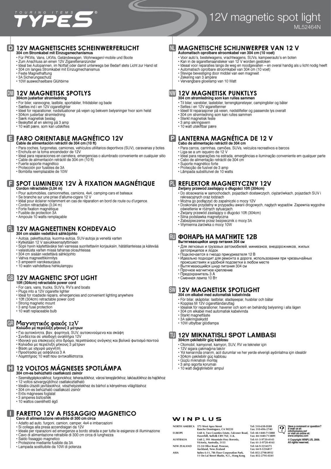 TypeS LN52464N User guide