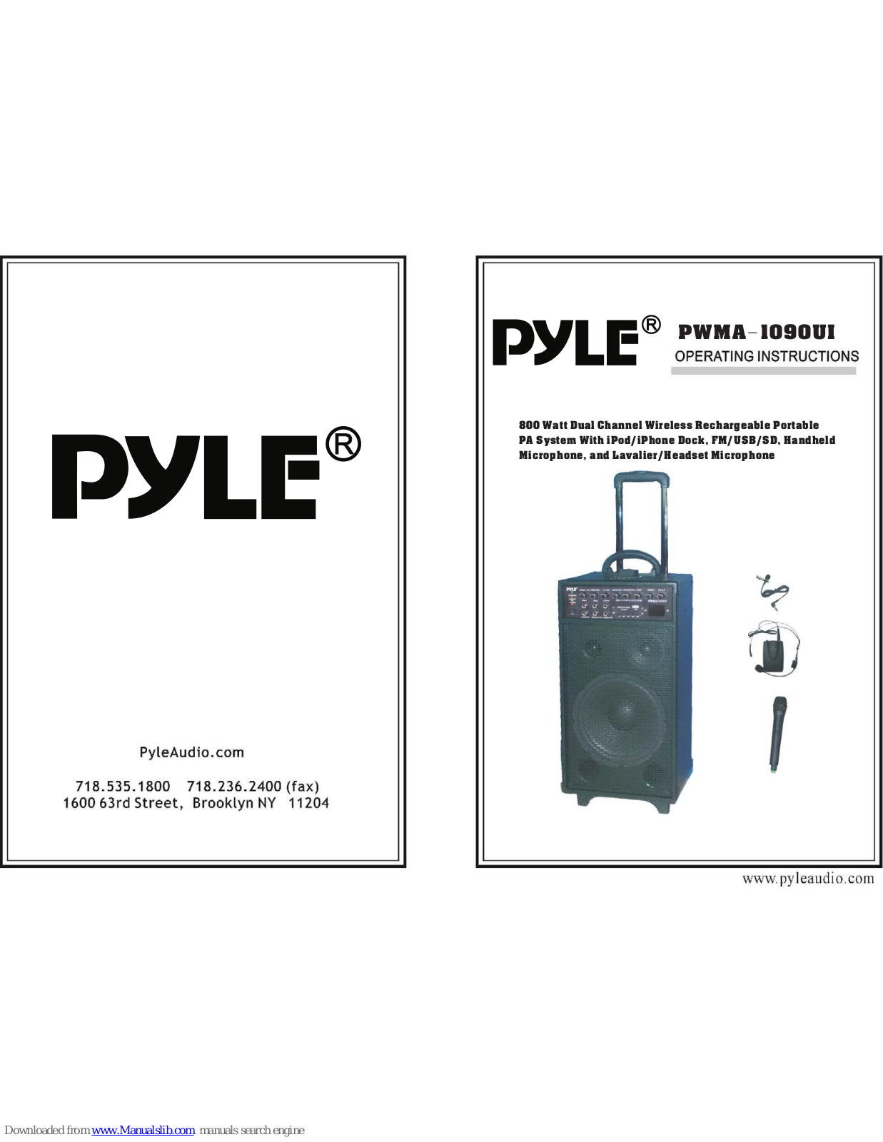 Pyle PWMA-1090UI User Manual - ManualMachine.com