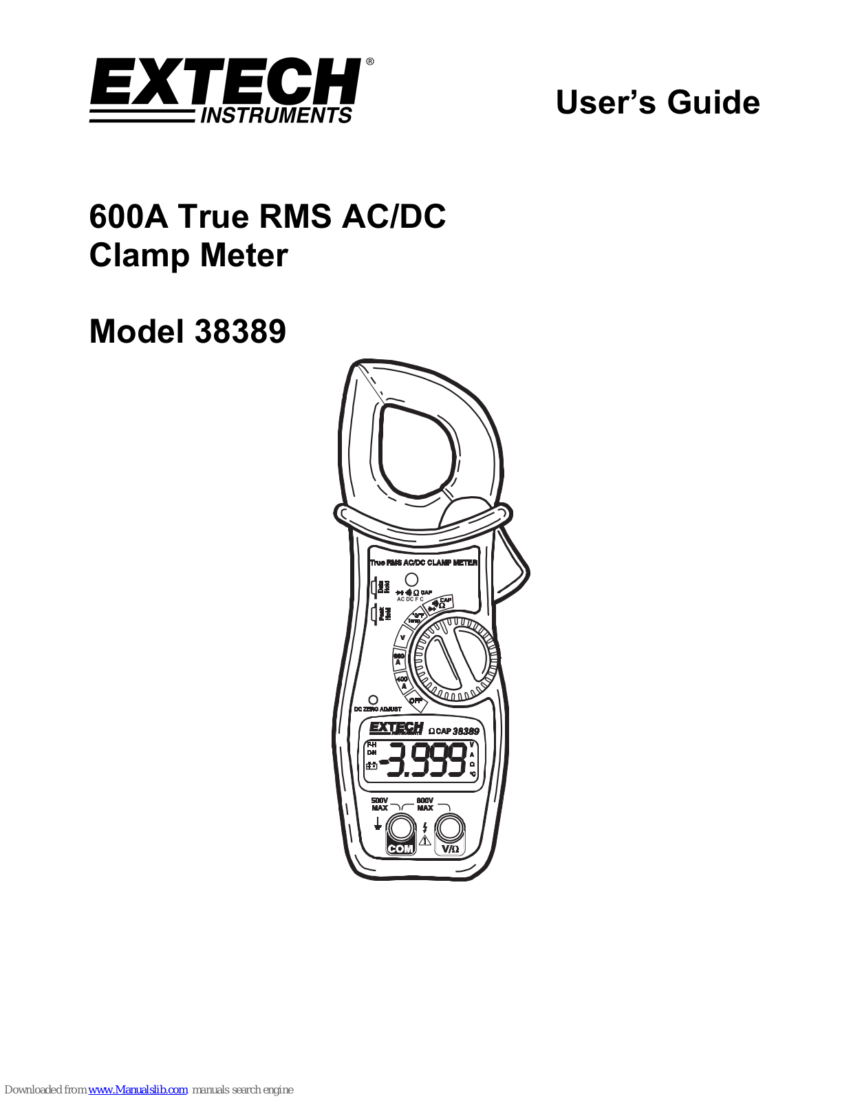 Extech Instruments 38389 User Manual