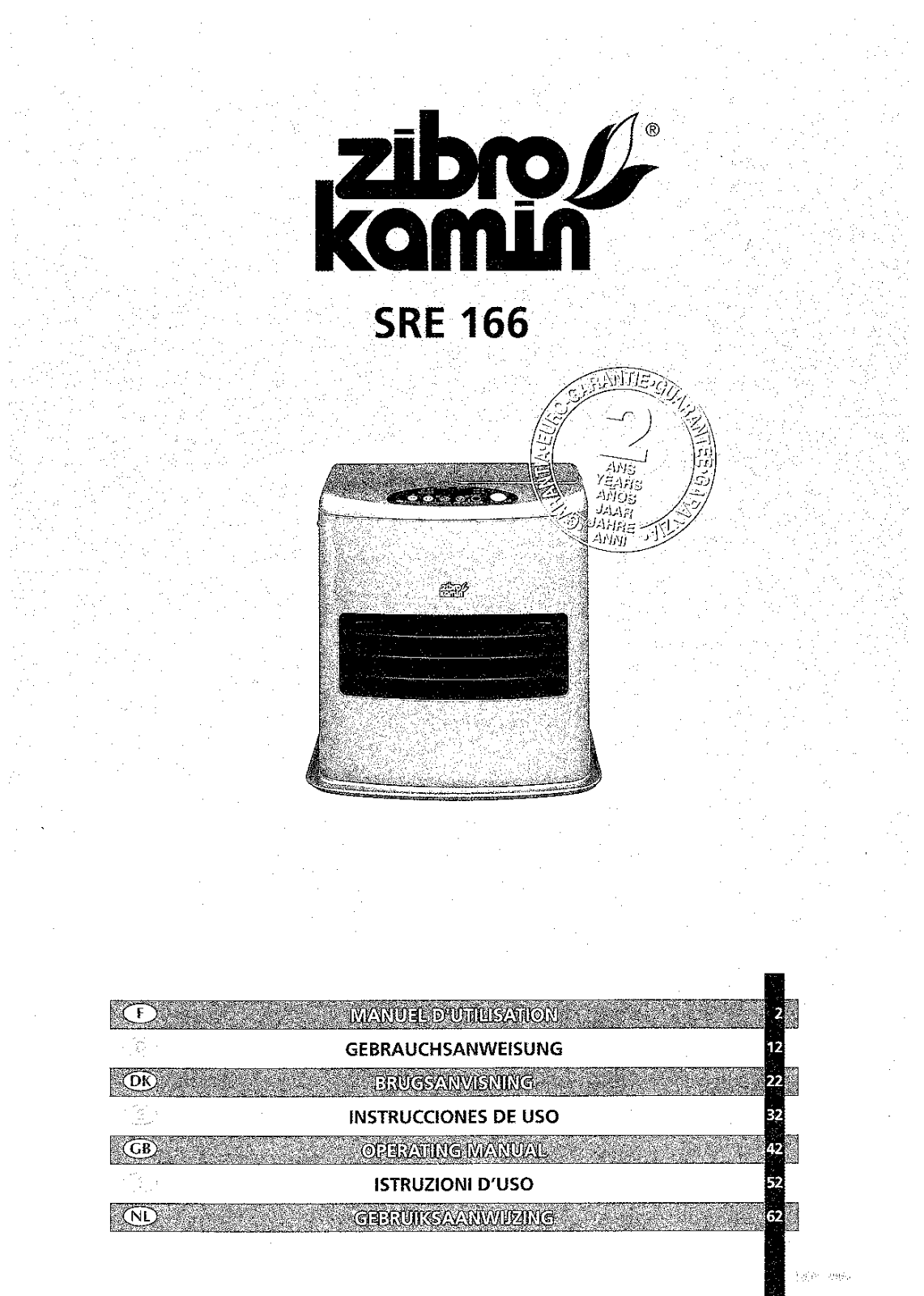 Zibro SRE166 User Manual