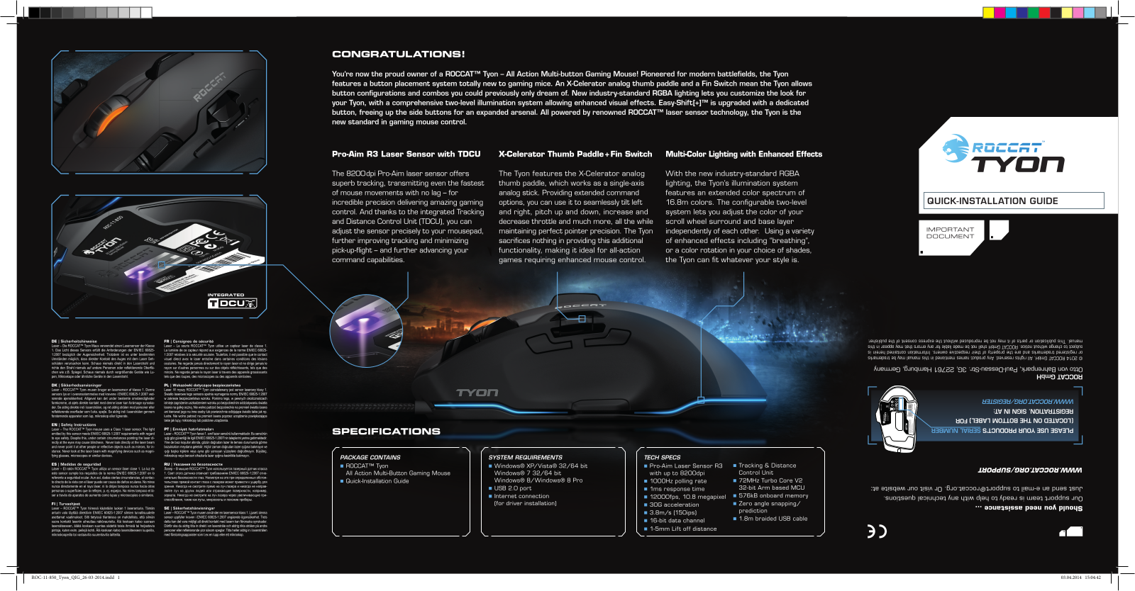 ROCCAT ROC-11-850 User Manual