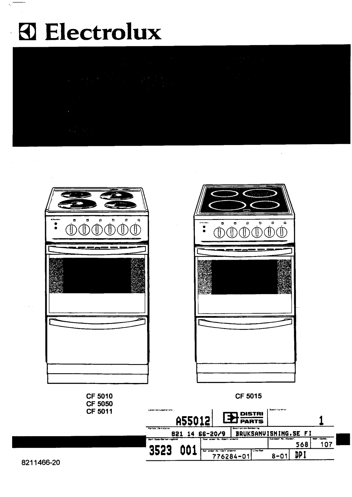 AEG CF5010, CF5020, CF5015 User Manual