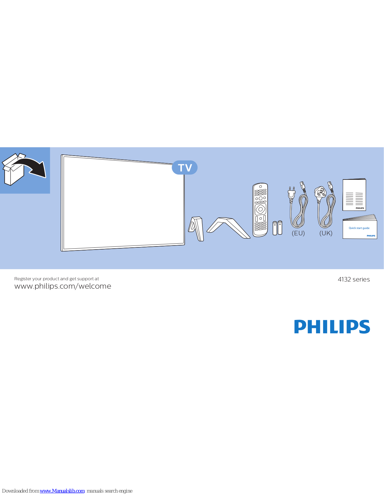 Philips 4132 series Quick Setup Manual