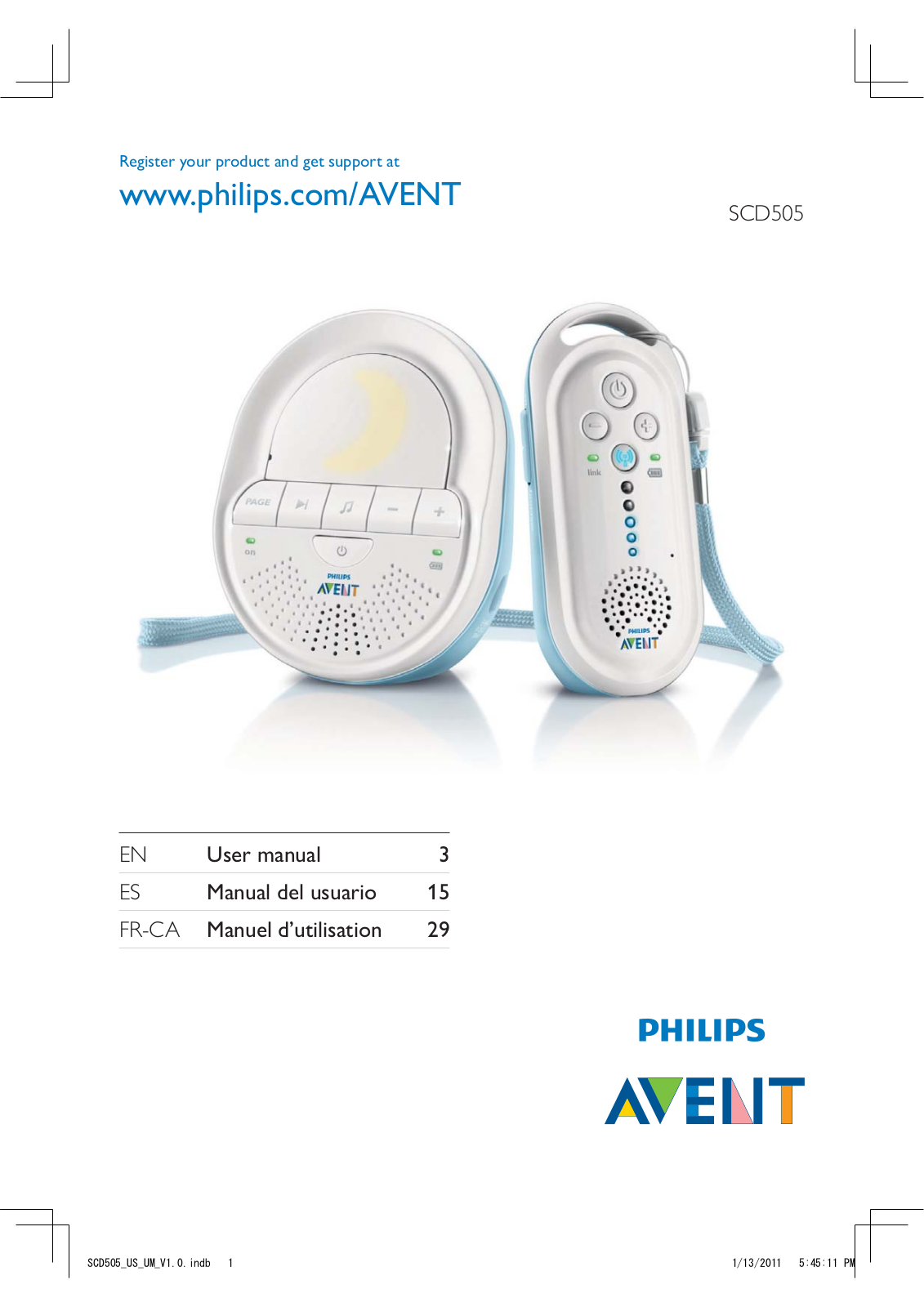 Philips SCD505, SCD505H Users manual