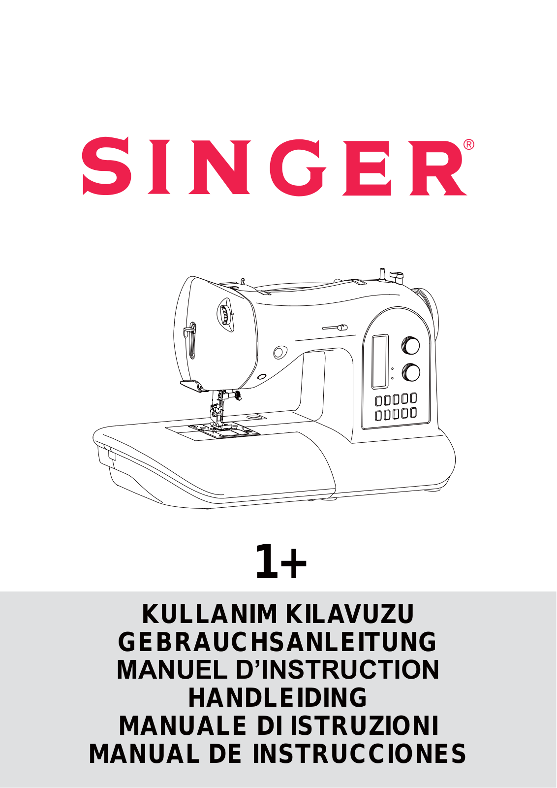 Singer 1+ operation manual