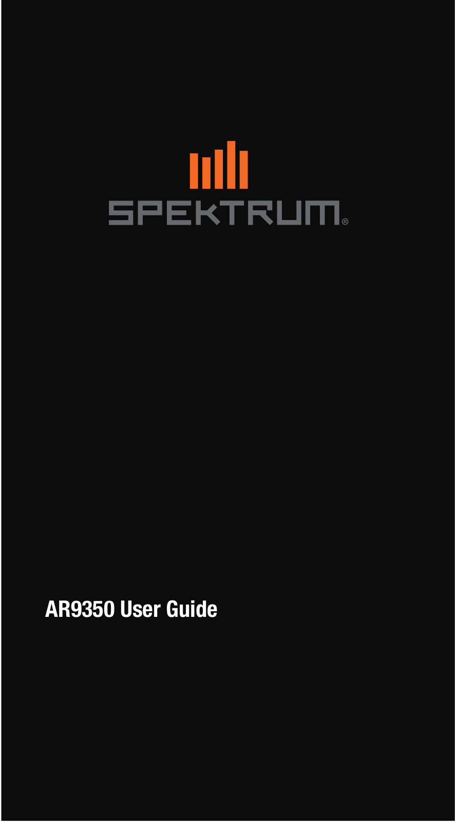 Spektrum AR9350 User Guide