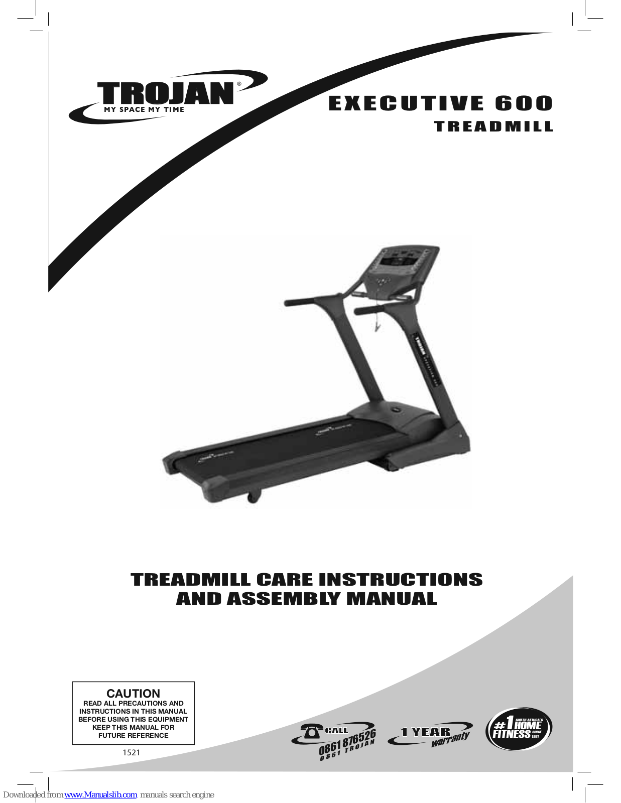 Trojan EXECUTIVE 600 Care Instructions And Assembly Manual