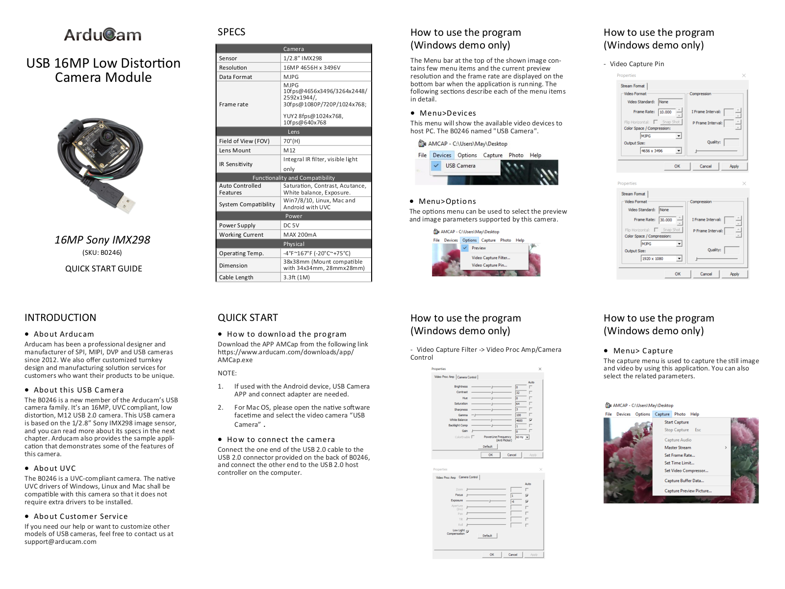 ArduCAM B0246 User Guide - ManualMachine.com