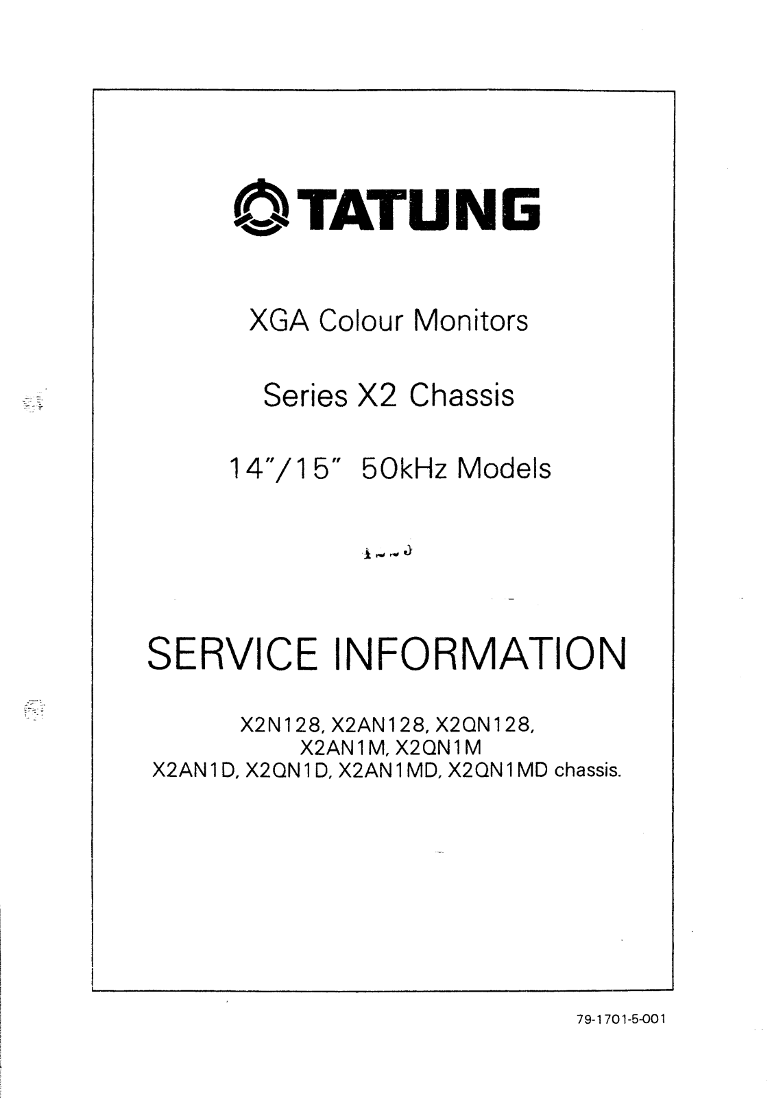 Tatung X2 Schematic