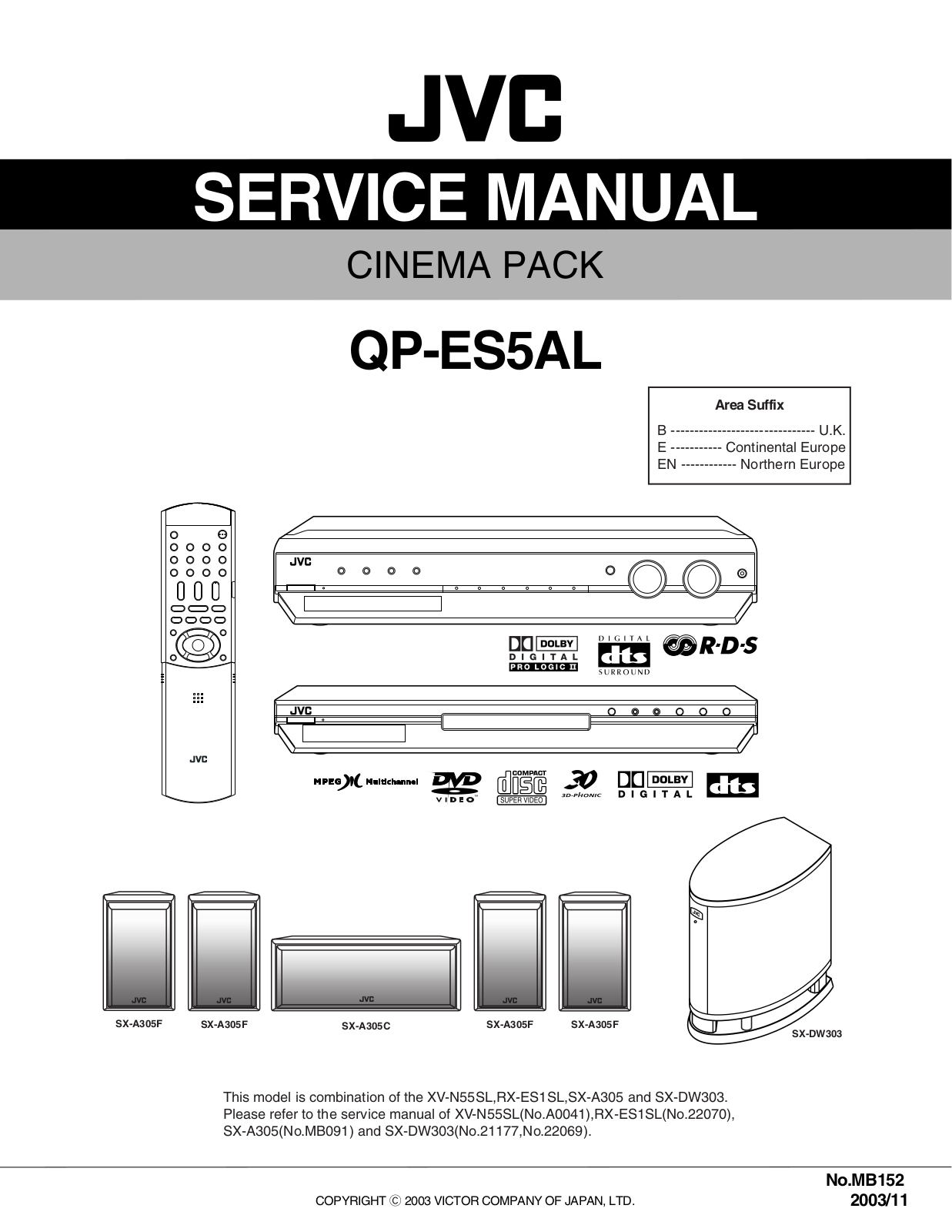 JVC QP-ES5AL Service Manual