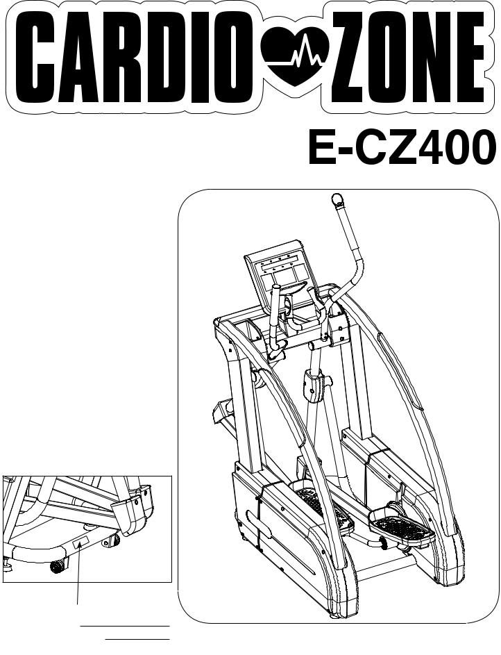 Keys Fitness E-CZ400 User Manual