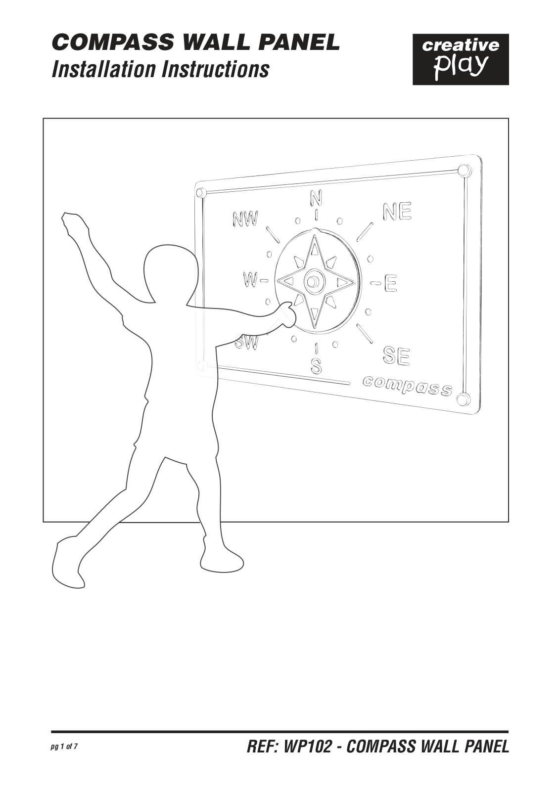 Creative Play WP102 Installation Instructions Manual