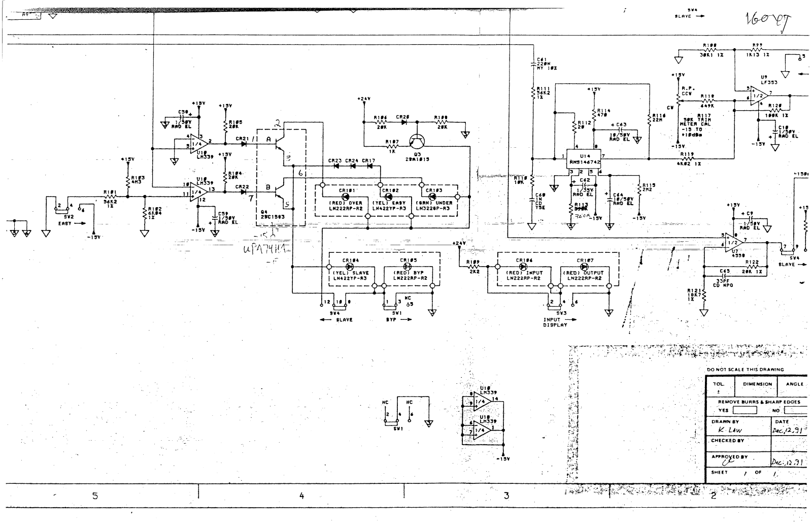 DBX 160XT Schematic