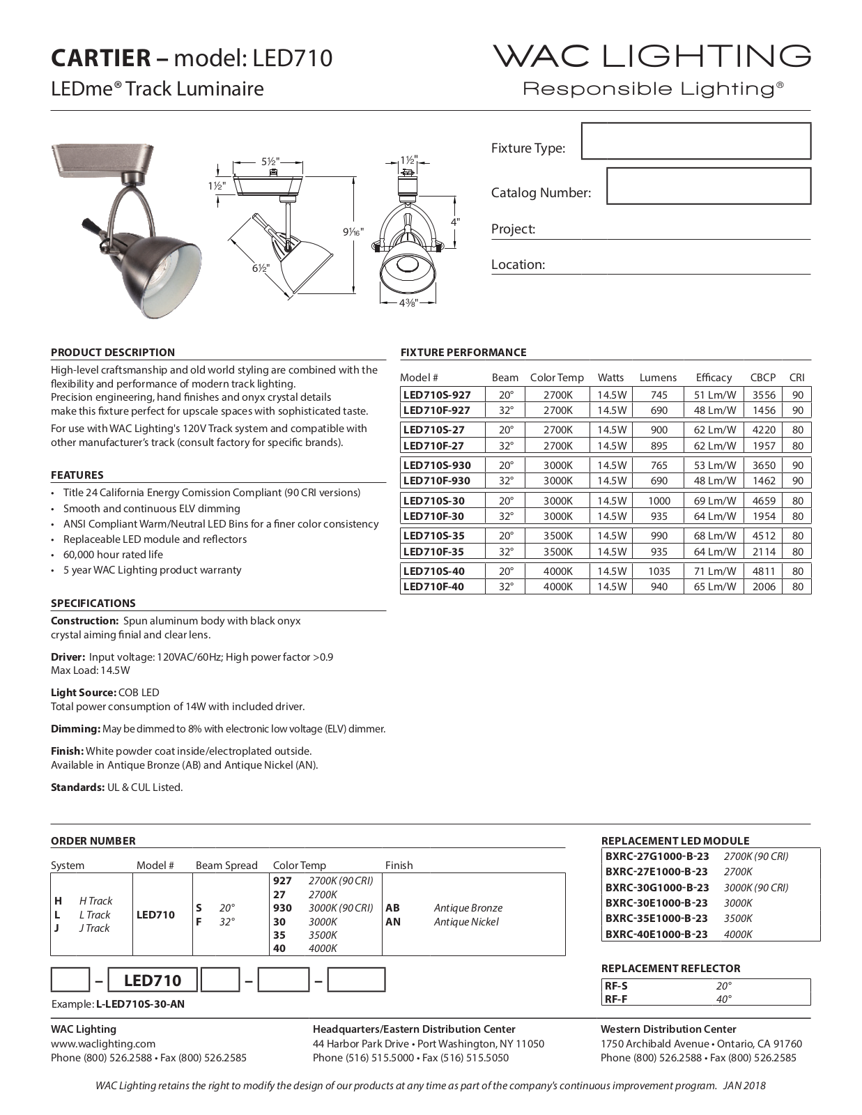 WAC Lighting WAC7087 Specifications - ManualMachine.com