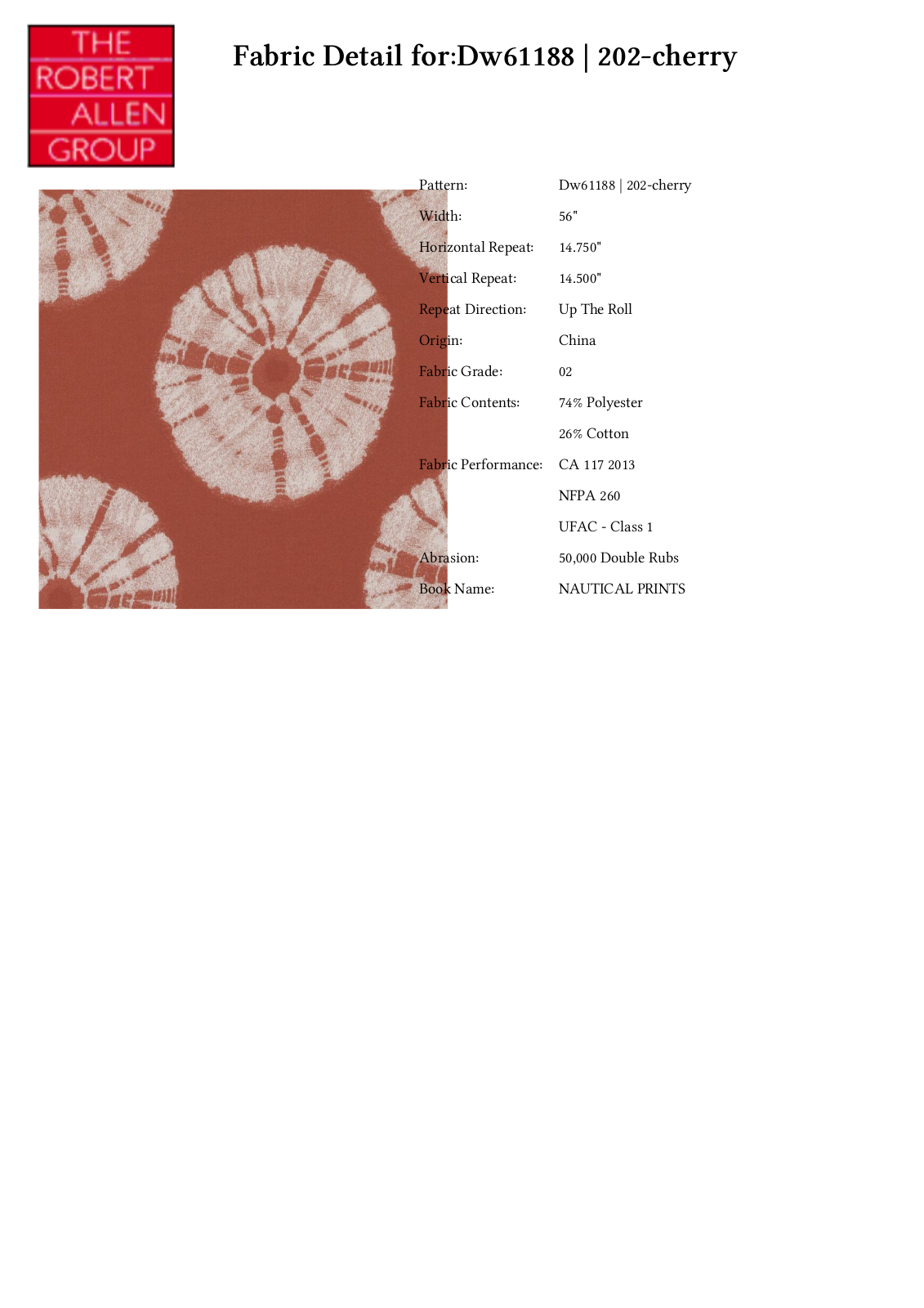 Duralee CRAL5944 Specifications - ManualMachine.com