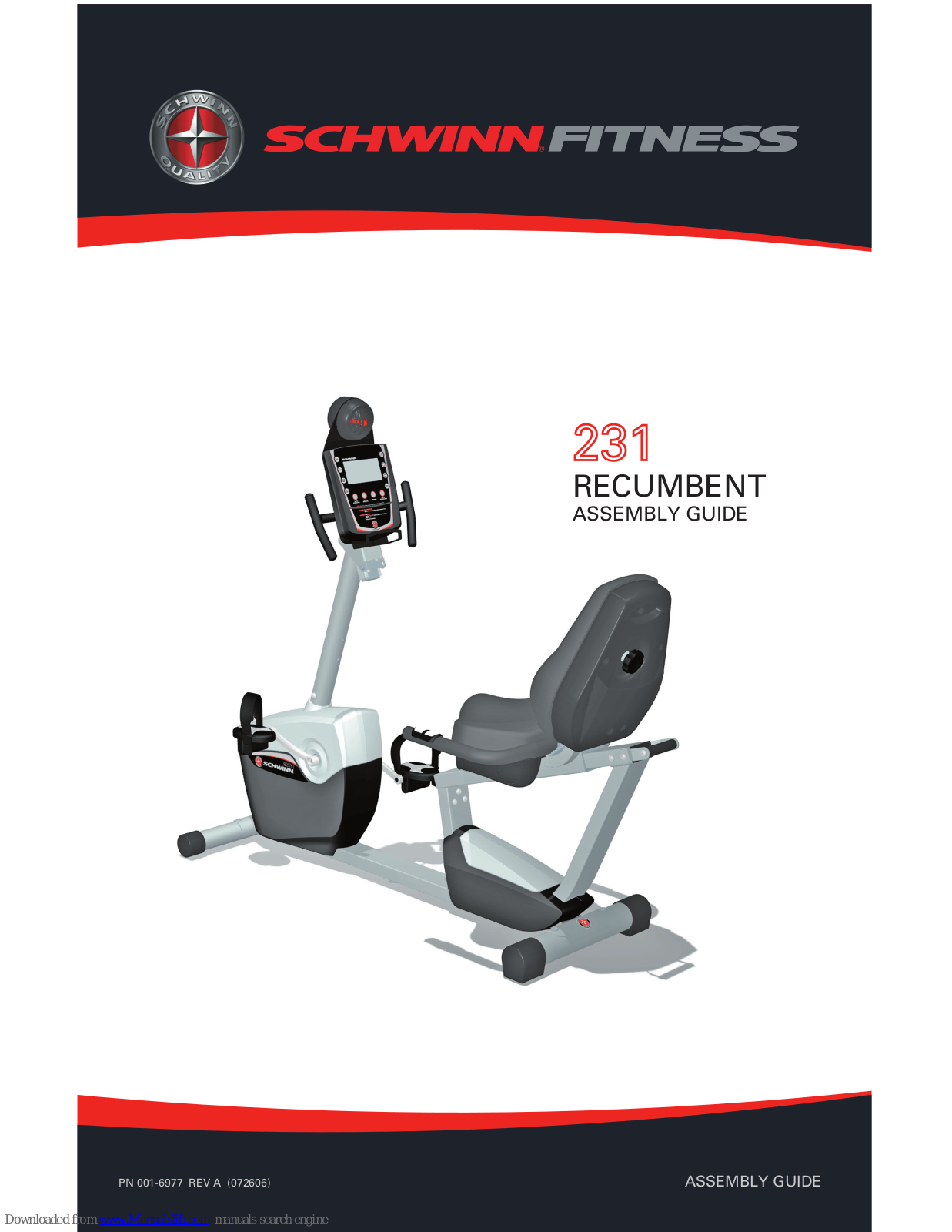 Schwinn Fitness 231 Assembly Manual