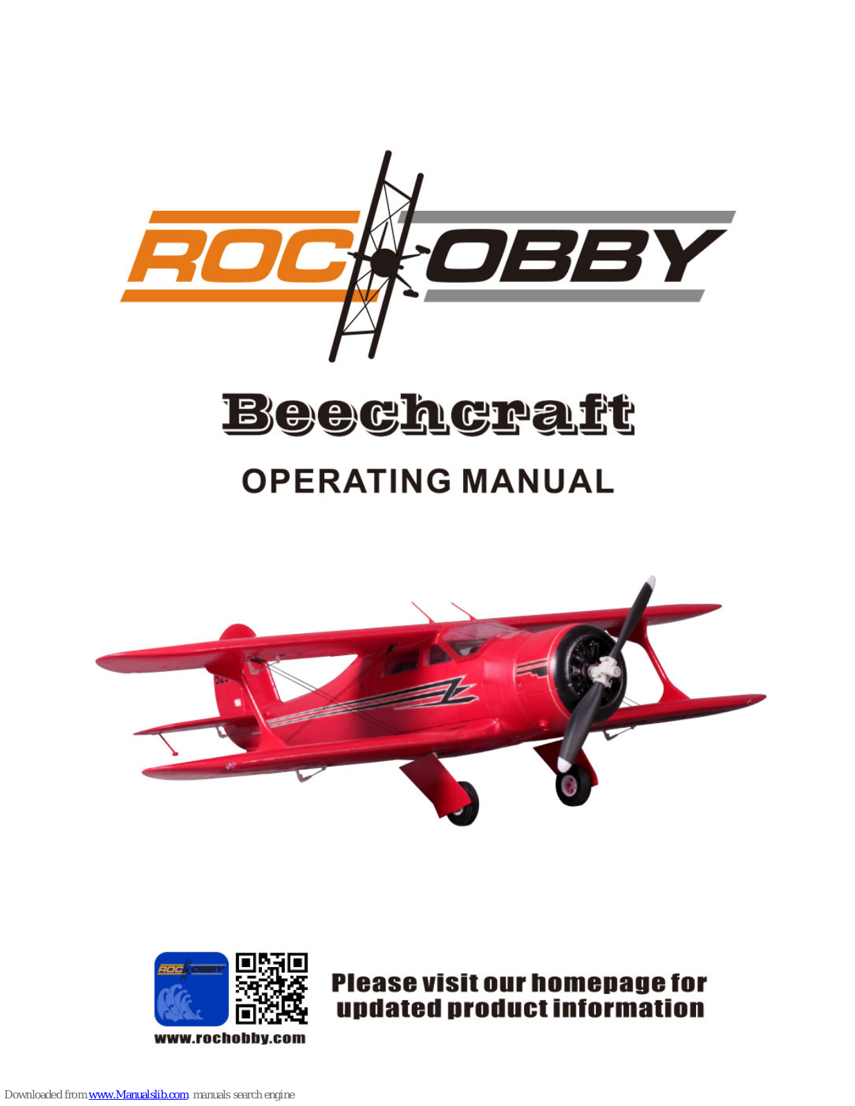 RocHobby Beechcraft ROH013PRED Operating Manual - ManualMachine.com