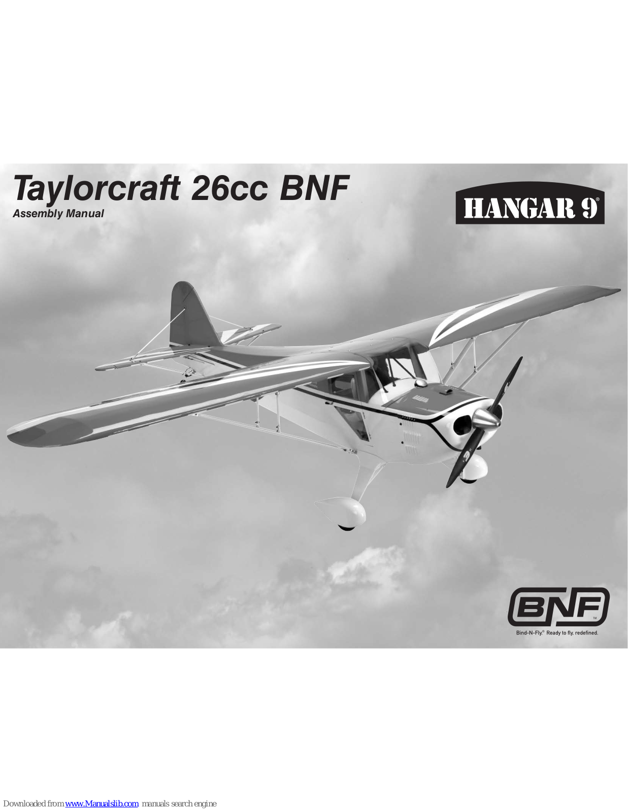 Hangar 9 Taylorcraft 26cc Hangar 9 Assembly Manual