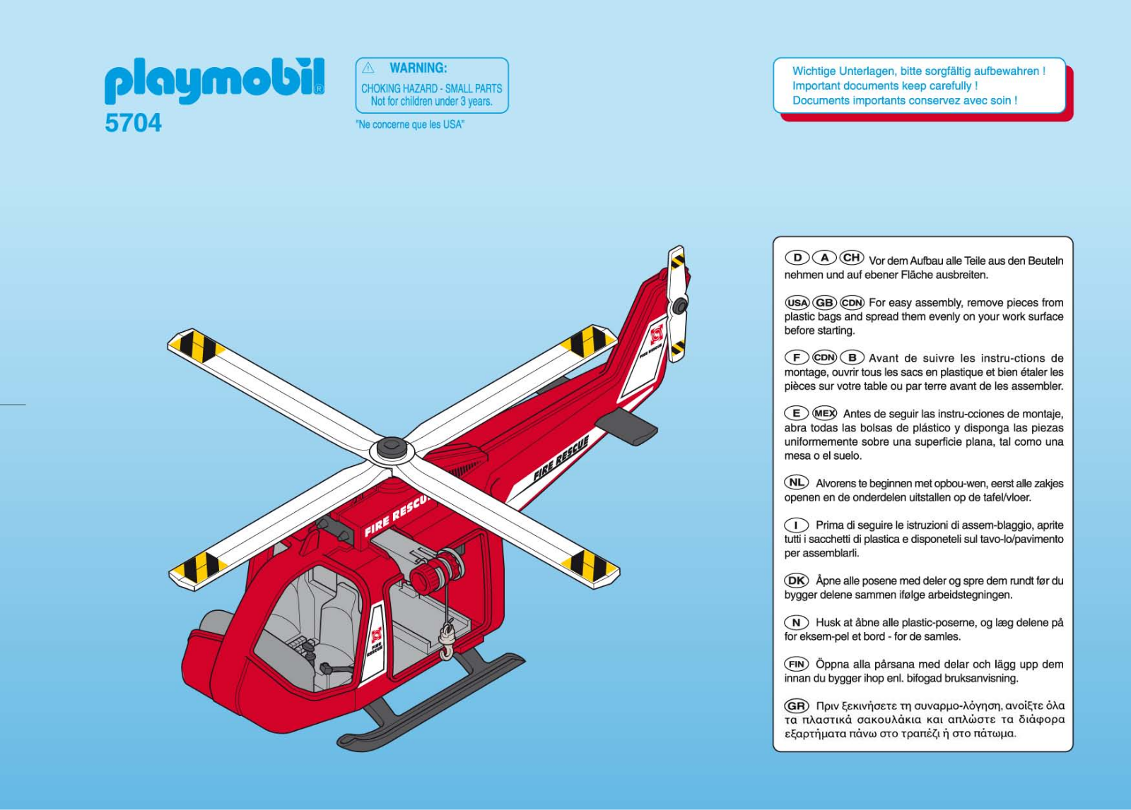 Playmobil 5704 Instructions